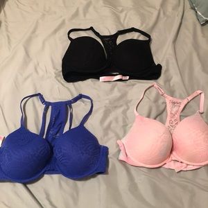 Pink Racerback bras